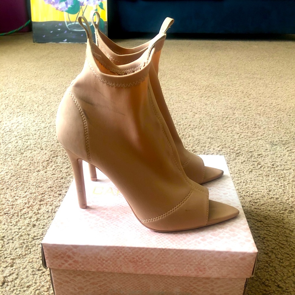 Cape Robbin Tan Ankle Booties